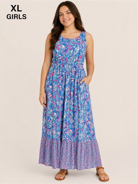 Lilly Pulitzer Other - Lilly Pulitzer X Target Girls XL Maxi Dress Beach Picnic